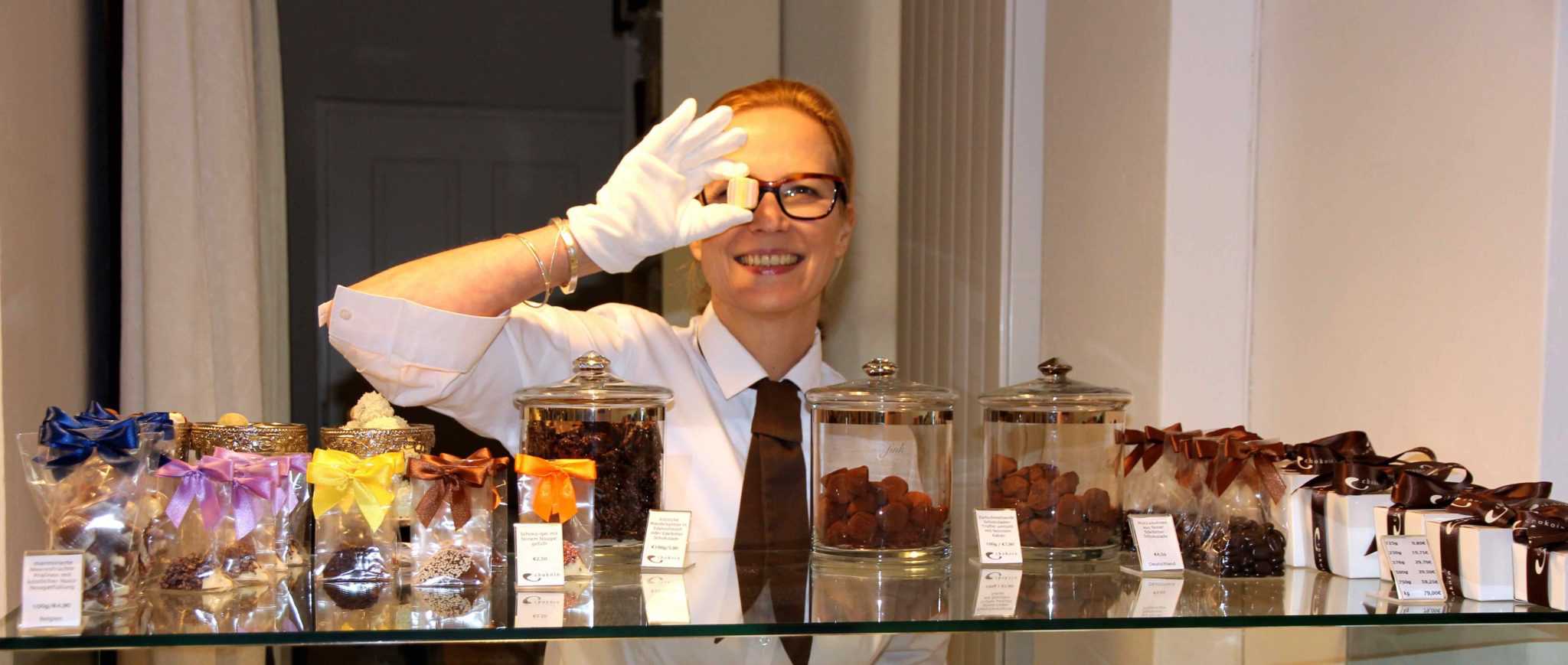Bettina Sturm interviewt Inhaberin Kerstin Weise von "chokoin - die Schokoladengalerie zu Ihrer Erfolgsgeschichte