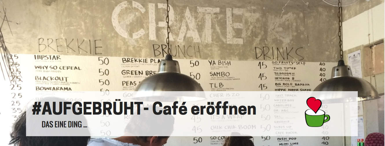Café eröffnen: Bettina Sturm von Respekt Herr Specht spricht mit Cafégründern in der Interviewserie #AUFGEBRÜHT und fragt nach "Das eine Ding ..."